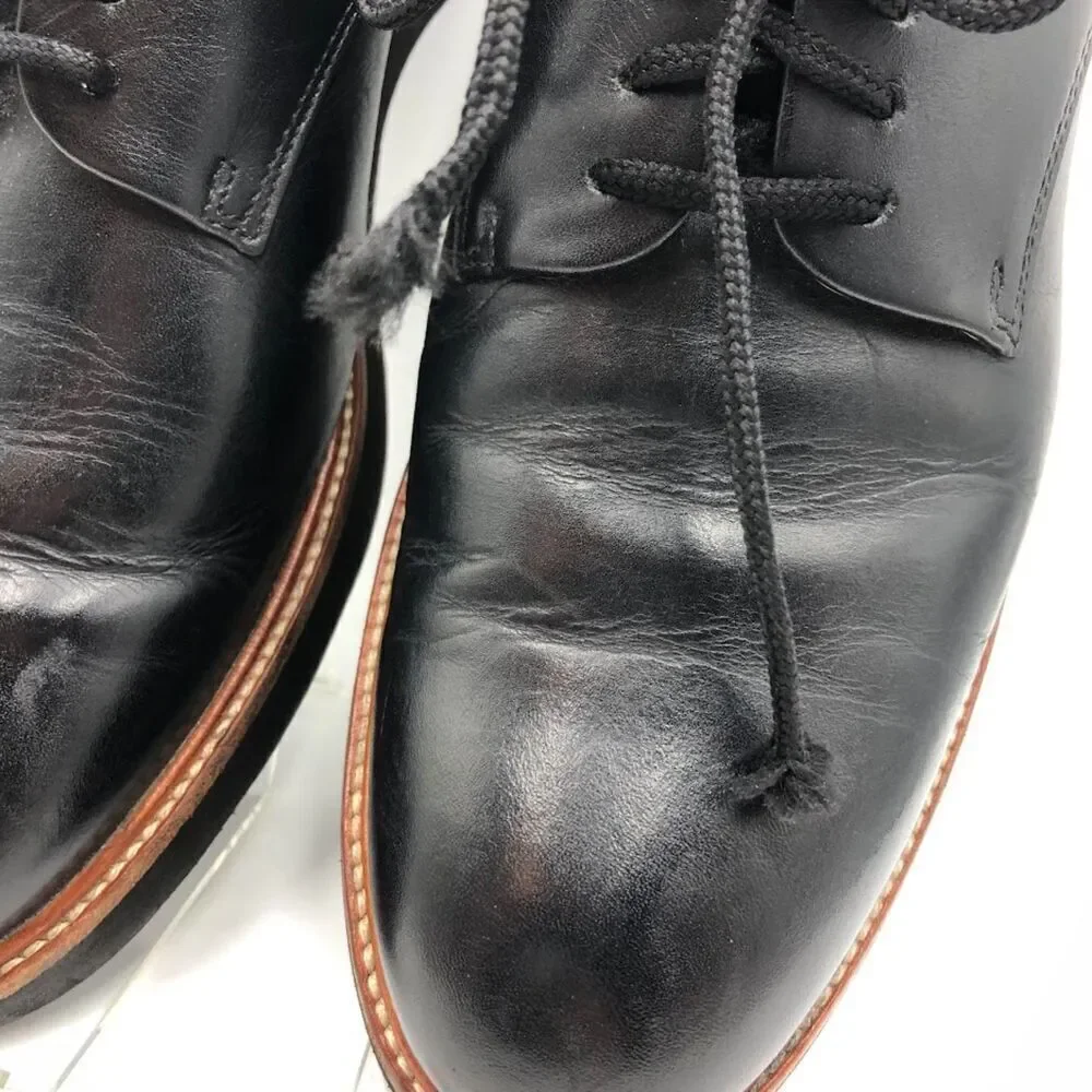 Samuel Hubbard Vibram Men's Black Leather Oxford Lace Up Shoes Size 10.5